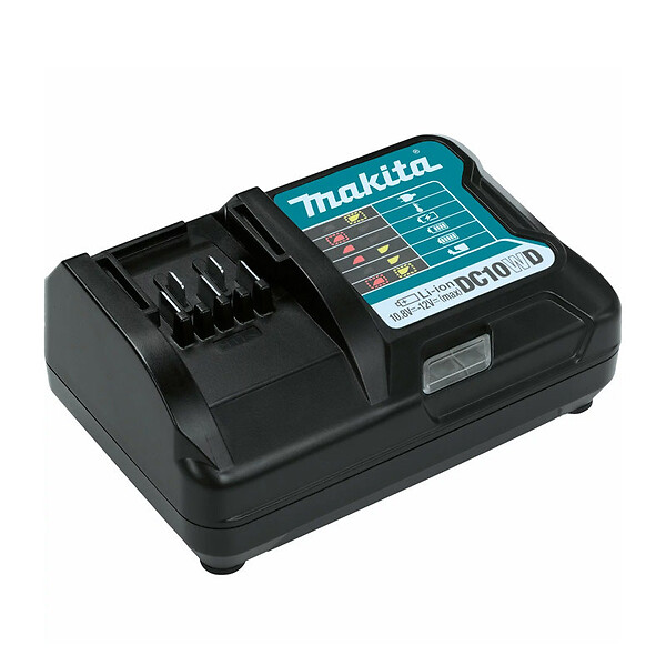 MAKITA - Aspirateur balai  CXT ® MAKITA CL106FDWYW - 12V Li-Ion - 1,5 Ah - 31 mbar - 1 batterie + chargeur - large