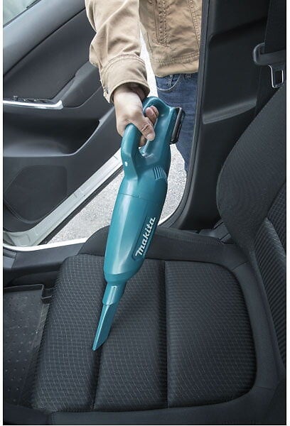 MAKITA - Aspirateur balai  CXT ® MAKITA CL106FDWYW - 12V Li-Ion - 1,5 Ah - 31 mbar - 1 batterie + chargeur - large