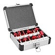 HOLZMANN - Coffret assortiment 12 mèches de défonceuse carbure Pro Q. 8 mm - vignette