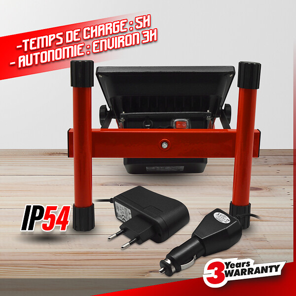 I-WATTS PRO - Projecteur led rechargeable de chantier 20W - I-WATTS - large