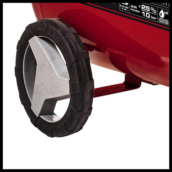 EINHELL - Compresseur TE-AC 400/50/10 V - Puissance d'aspiration 400 l/min - Pression max. 10 bar - 2200W - large