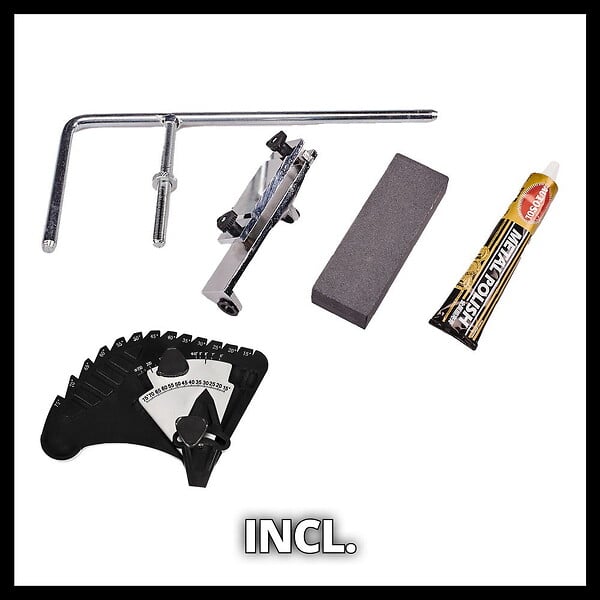 EINHELL - Touret à meuler TC-WG 200 - 125W - meulage humide - large