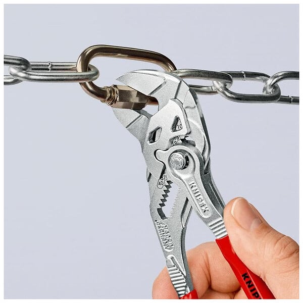 TOPCAR - Pince-clé 180mm KNIPEX 86 03 180 capacité 40mm - large