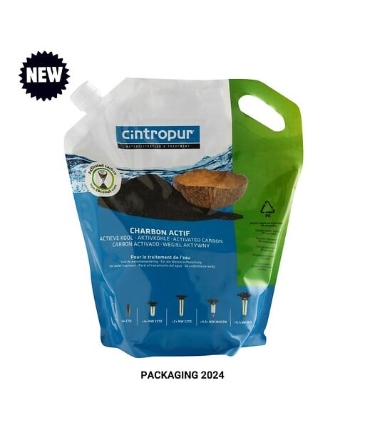 CINTROPUR - Kit Entretien Pour Stérilisateur Uv Trio Cintropur 2100 - Charbon Actif extrait de noix de coco - large