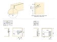 EMUCA - Mécanisme de porte Relevable Microwinch, 4kg, acier et plastique, gris - vignette