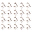 EMUCA - Lot de 20 charnières super coudées X92 avec fermeture amortie et embases à visser, Hauteur 0, Acier, Nickelé - vignette