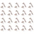 EMUCA - Lot de 20 charnières super coudées X91 avec fermeture amortie et embases Euro, Hauteur 0, Acier, Nickelé - vignette
