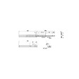 EMUCA - Lot de 5 jeux de Coulisses pour tiroirs, roulement à billes, hauteur 45mm, profondeur 300mm, sortie totale, fermeture amortie, Noir - vignette