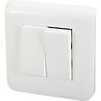 LEGRAND - Double interrupteur va et vient 10A complet - Mosaic - blanc - Legrand - vignette