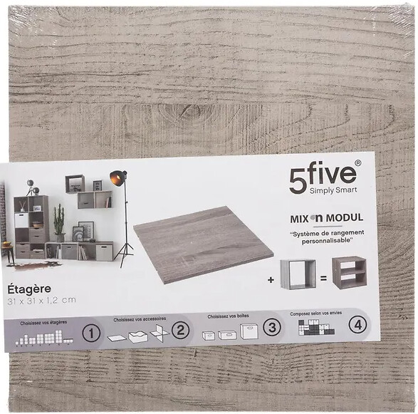 ATMOSPHERA - Tablette 5 FIVE SIMPLY SMART mix gris - large