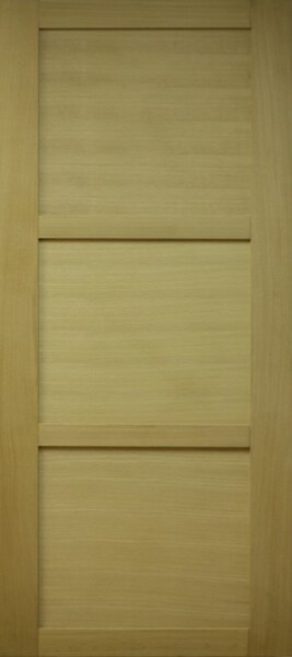 GD MENUISERIES - Porte Coulissante bois Ayous 3 Panneaux H204 x L93 cm - large