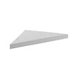 U-TILE - Etagère d'angle en résine 26 x 26 cm x 2,5 cm U-Tile imitation ardoise - vignette