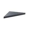 U-TILE - Etagère d'angle en résine 26 x 26 cm x 2,5 cm U-Tile imitation ardoise - vignette
