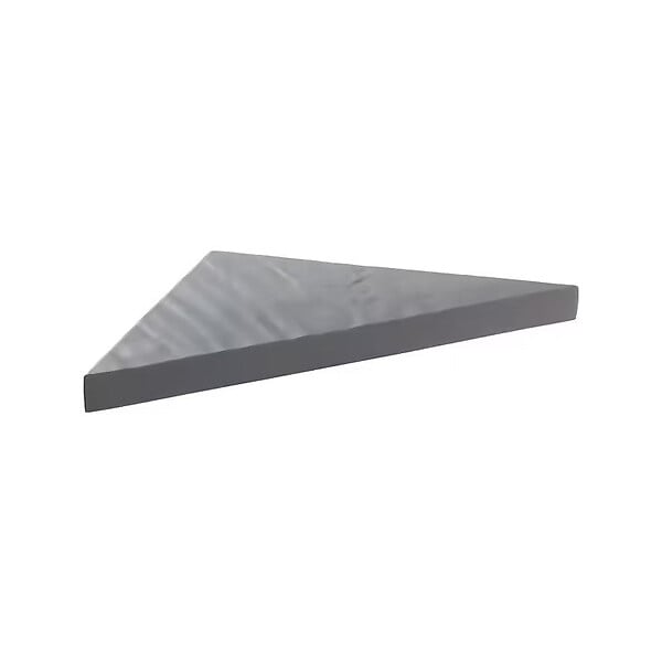 U-TILE - Etagère d'angle en résine 26 x 26 cm x 2,5 cm U-Tile imitation ardoise - large