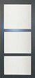 GD MENUISERIES - Porte Coulissante Blakeria Gris Anthr Vitrée H204 x L93 cm - vignette
