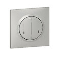 LEGRAND - Interrupteur double connecté Aluminium Dooxie with Netatmo - vignette