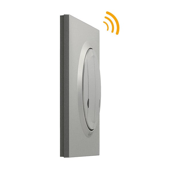 LEGRAND - Interrupteur double Dooxie with Netatmo - Aluminium - Zigbee - large