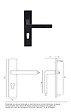 GD MENUISERIES - Bloc Porte Tana Vitrée Blanc H204 x L73 cm Côte Tableau P.Gauche, Poignee - vignette