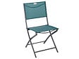 HESPERIDE - Lot de 4 Chaises de jardin pliante métal Modula Bleu Canard/Graphite - Hespéride - vignette