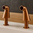 ESSEBAGNO - Colonnettes raccord bain-douche cuivre brossé - vignette