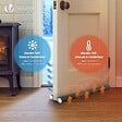 VOUNOT - Lot de 4 Boudins de Porte Isolants coupe froid Découpables 96cm Noir - vignette