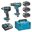 MAKITA - Pack 2 outils MAKITA DLX2127J1 (DDF482+DTD152+BL1830×3+DC18RC+MAK3) - vignette