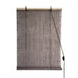 MADECO - Store Roll'Up en toile de jute col gris, largeur 100 cm hauteur 220 - vignette