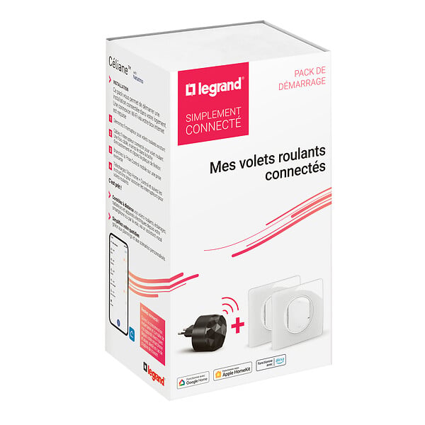 LEGRAND - Pack volets connectés Céliane Netatmo Blanc - Zigbee 3.0 - large
