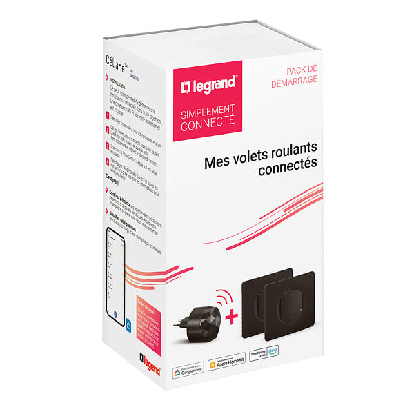 LEGRAND - Pack démarrage volets roulants Céliane Netatmo - Noir - WiFi - large