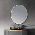 LUXURYBAIN - Miroir salle de bain LED rond 80cm cuivré avec anti buée- LuxuryBain - vignette