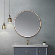 LUXURYBAIN - Miroir salle de bain LED rond 80cm cuivré avec anti buée- LuxuryBain - vignette