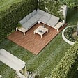 BELLAME - Kit Terrasse PVC BELLAME 5 m² (222 x 14,5 x 2,2 cm) - Chêne Noix de Muscade - vignette
