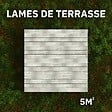 BELLAME - Kit Terrasse PVC BELLAME 5 m² (222 x 14,5 x 2,2 cm) - Esprit Urbain - vignette