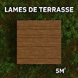 BELLAME - Kit Terrasse PVC BELLAME 5 m² (222 x 14,5 x 2,2 cm) - Chêne Miel - vignette