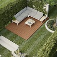 BELLAME - Kit Terrasse PVC BELLAME 5 m² (222 x 14,5 x 2,2 cm) - Chêne Miel - vignette