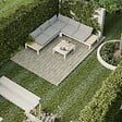 BELLAME - Kit Terrasse PVC BELLAME 5 m² (222 x 14,5 x 2,2 cm) - Chêne Vieilli - vignette