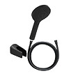 JACOB DELAFON - Pommeau de douche Metro 3 jets noir + flexible + support - vignette