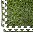 WERKAPRO - Dalle pour piscine imprimé gazon  50x50cm  1cm épaisseur 8 pièces - vignette