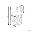 BELIANI - Lampe murale pour l'extérieur FINDON Blanc - vignette
