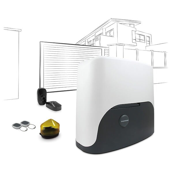 THOMSON - Kit Motorisation portail coulissant + module wifi connecté smartphone - large