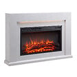 BALDERIA - Cheminée électrique BALDERIA Xerxes - Cheminée sur pied, chauffage 2000 W - Aspect béton - vignette