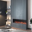 BALDERIA - Cheminée électrique BALDERIA Athena smart 60 - Cheminée encastrable - Noir - vignette