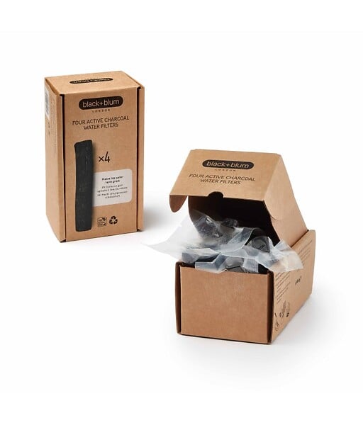 BLACK AND BLUM - Lot de 4 filtres charbon actif Black & Blum - large