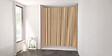 ONDEE - Pack montage 4 panneaux muraux en niche - Tasseau bois 200 cm - profilés chromés - vignette