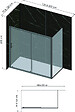 ONDEE - Pack complet de montage panneaux muraux Marbre Noir 200 cm - Profilé noir inclus - vignette
