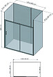 ONDEE - Pack de montage 4 panneaux muraux en niche - Terrazzo 200 cm - profilés noirs - vignette