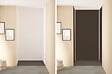 ONDEE - Pack montage 3 panneaux muraux en niche -  Blanc & Noir 120 cm - profilés blanc - vignette