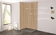 ONDEE - Pack complet de montage panneaux muraux Tasseau bois 120 cm - Profilé noir inclus - vignette