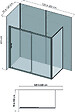 ONDEE - Pack de montage panneaux muraux Marbre Blanc effet mat 200 cm - Profilé chromé - vignette
