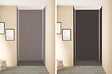 ONDEE - Pack montage 3 Panneaux muraux  en niche -  Gris & Anthracite 120 cm - profilés chromés - vignette